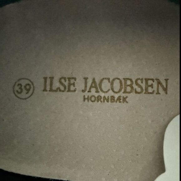 ILSE Jacobsen Hornbaek Tulip 139 Perforated Black Slip-On Shoes EU 39 US 8.5-9 - Picture 7 of 10